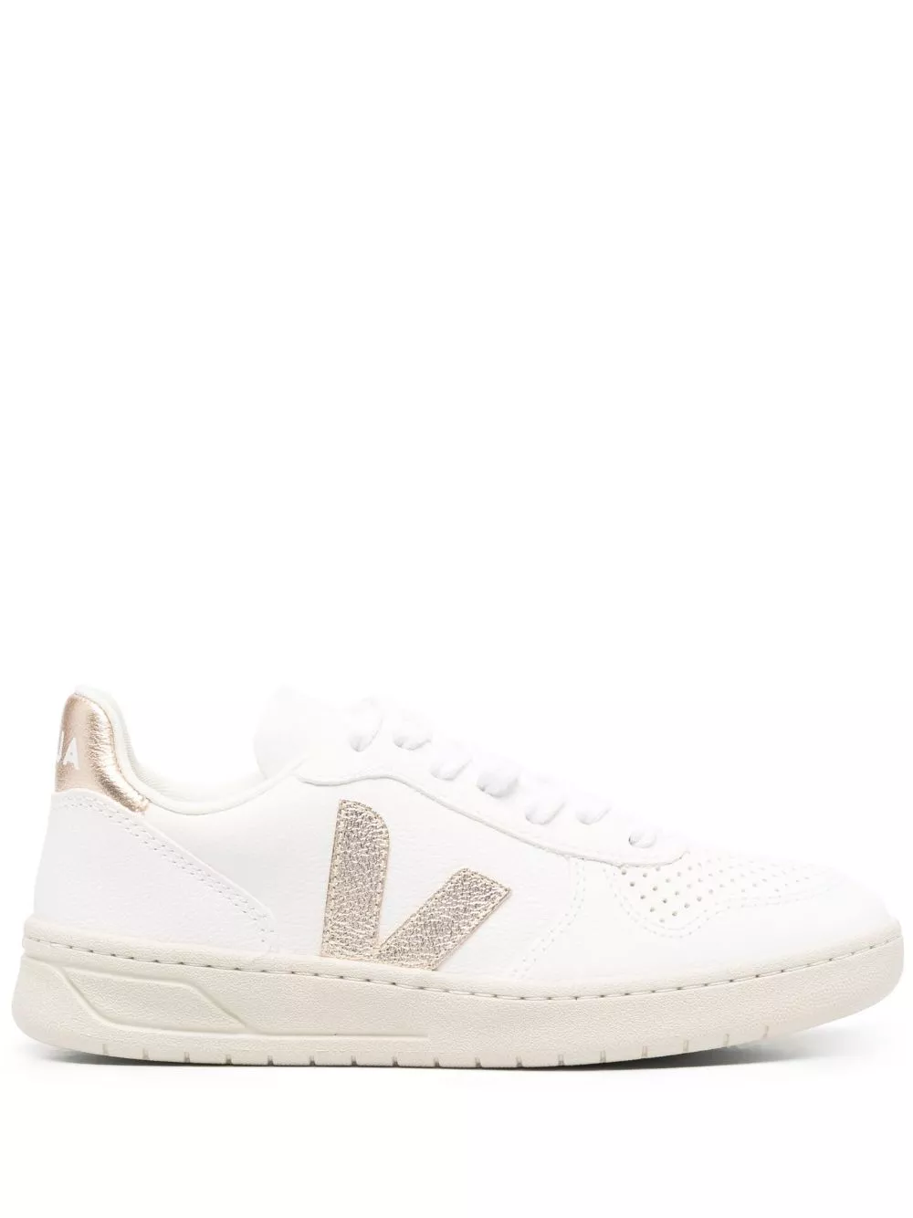 VEJA V12 metallic leather sneakers Men 0115